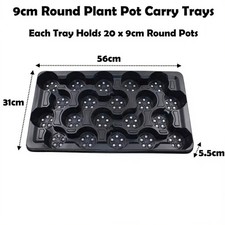 9cm Round Plant Pot Carry