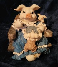 Vintage Country Grandma Pig &