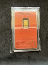 Valcambi 1g Gold Bar 24 Carat