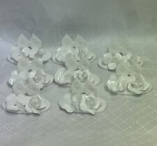 Crown Staffordshire Bone China place card holders x 8. Vintage 