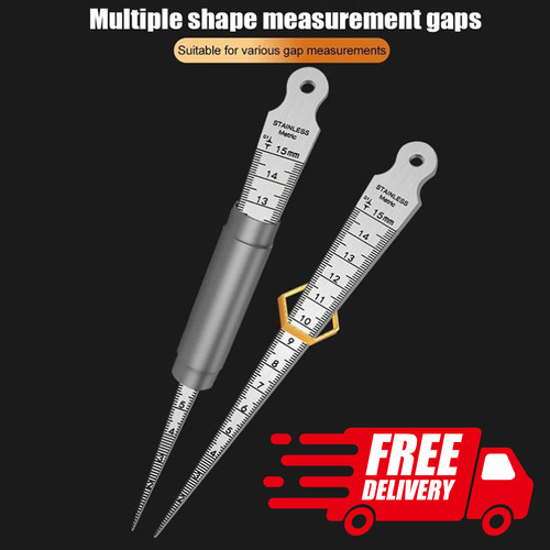 15mm taper gauge - 1-15mm, stainless