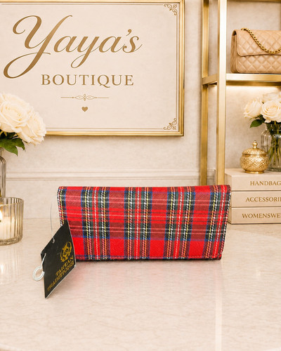 Tartan traditions red - tartan,