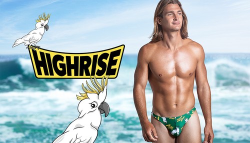 Aussiebum high rise parrot - aussiebum,