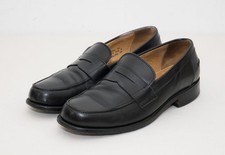 Loake Tyne Leather Penny Loafers Size 8 Made in England
