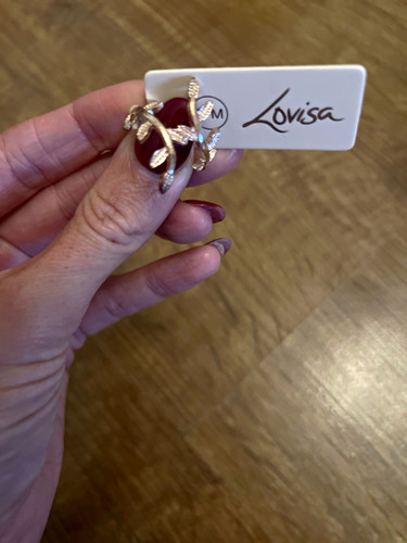 Lovisa rose gold leaf - 2,