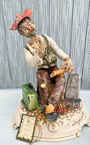 Large capodimonte tramp - , &