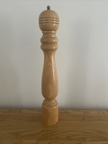 Vintage wooden salt - wooden, pepper