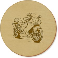 'Modern Motorbike' Coaster