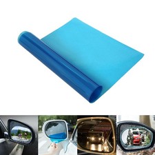 1x Car Anti Fog Anti-glare Rearview Mirror Trims Film Cover Rainproof 30cm*100cm