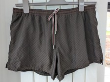 Gucci Brown GG Monogram Swimming Shorts Sz Italian 50 ( M ) Authentic Good Used