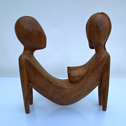 Hand carved wooden - hand,