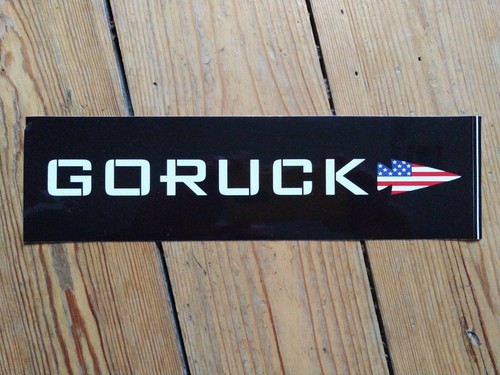 Goruck bumper sticker large - goruck,