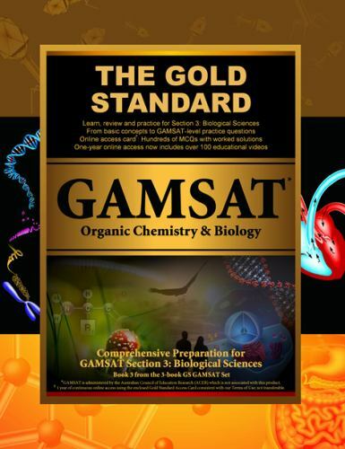 Gold standard gamsat book - gamsat, 3-book