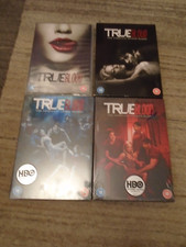 True Blood - Season 1-4 - 4x DVD Box Set/s - Region 2 - Three Still Sealed