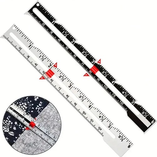 Sewing seam gauge ruler - sewing,