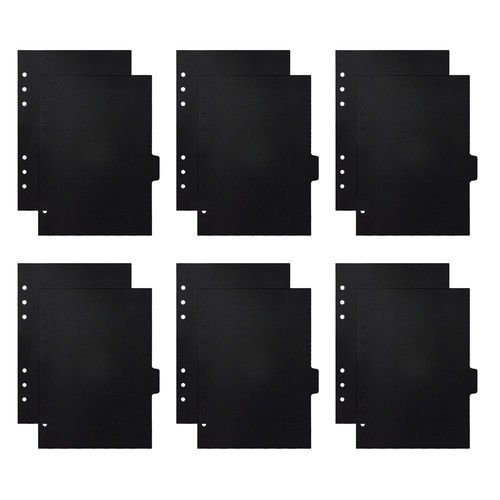 Pcs black binder - 12,