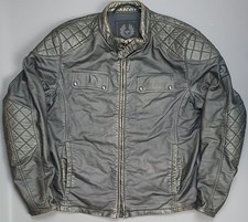 Belstaff XMan Racing Motorcycle Textile Jacket Size 2/3XL Grey Armour