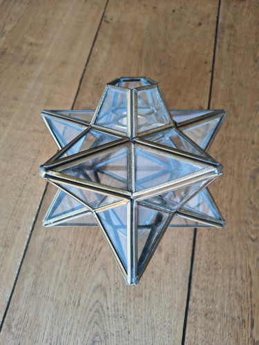 Vintage moravian style star - vintage, /