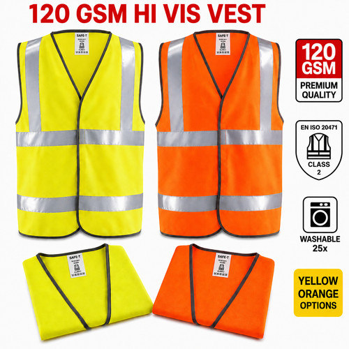 Yellow orange vis vest - orange, hi