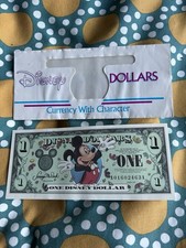 Disney Dollars -$1 Bill Mickey