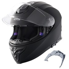 VEVOR Full Face Motorcycle Helmet Motocross Motorbike Helmet Slot ECE 22.06