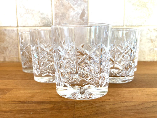 Vtg set edinburgh crystal - set,
