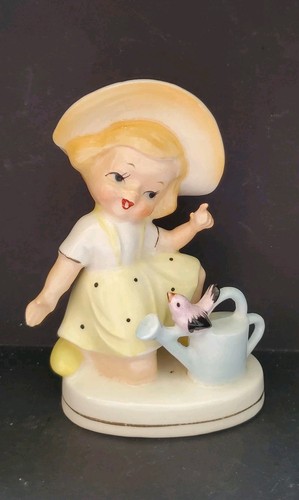 Vintage little girl with - vintage,