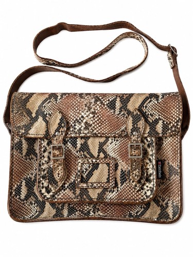Zatchels snake print leather - snake,