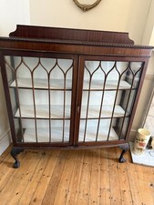 1920s mahogany bow fronted