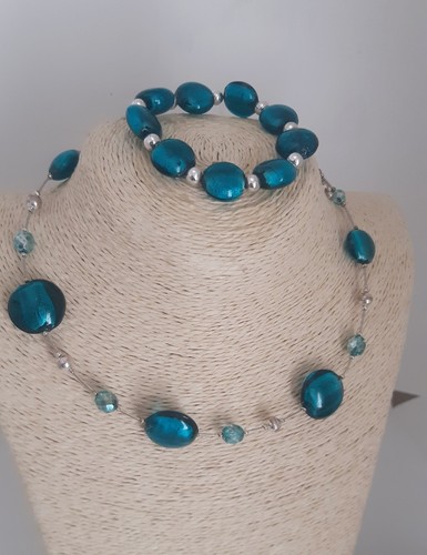 Marks and spencer green beaded - and,