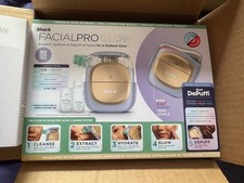 Shark FacialPro Glow Glow-Boosting At-Home Facial System- spa purple- Brand New