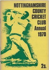 1970 Nottinghamshire County Cricket Club Annual - Sir Gary Sobers Image on Cover
