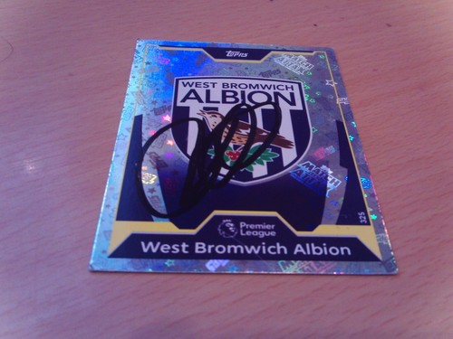 Signed west brom badge ex - badge, by