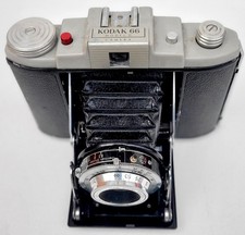 Kodak 66 Model II. 120 film folding camera. With Case. Tested and Working.