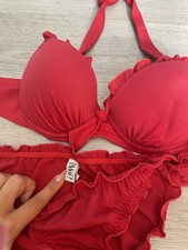 pour moi red bikini 