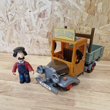 Postman Pat Ted Glen Friction Builders Van Vehicle Truck + Figure 2005 Preloved 