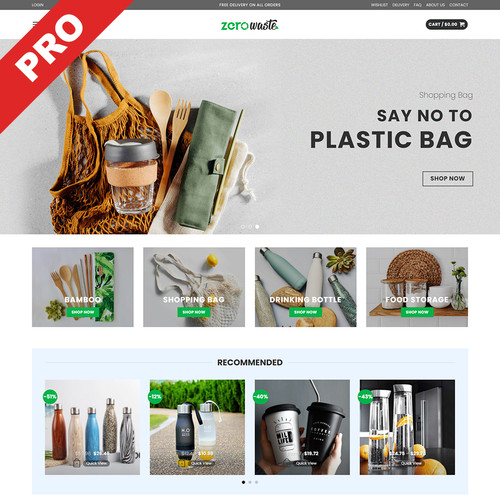 Eco products website business - website,