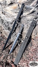 27" 2pc Full Tang All Black