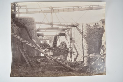 Engineering construction canal - construction,