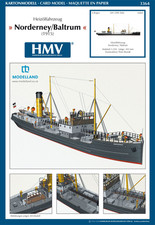 Tanker Norderney Card Paper