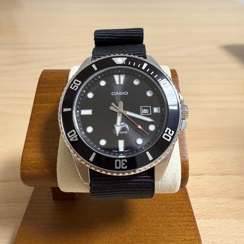 Casio mdv 106 duro black - mdv-106, dial