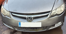 HONDA CIVIC ES 4DR 2006-2012 COMPLETE FRONT BUMPER [INC GRILL] GREY [NH701M]