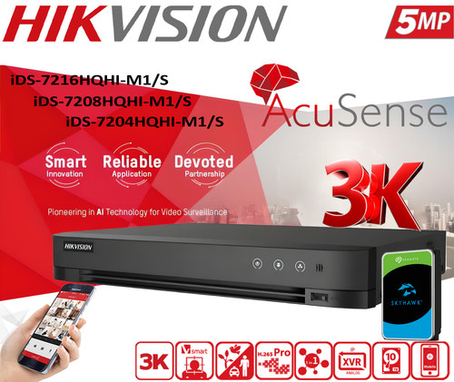 Hikvision dvr turbo 5mp - dvr, hd