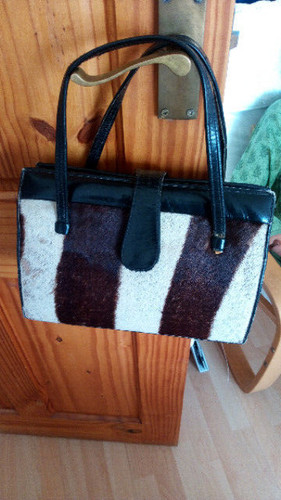 Hand bag pure 100 - hand, zebra