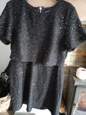 Oasis Black Dress Size L