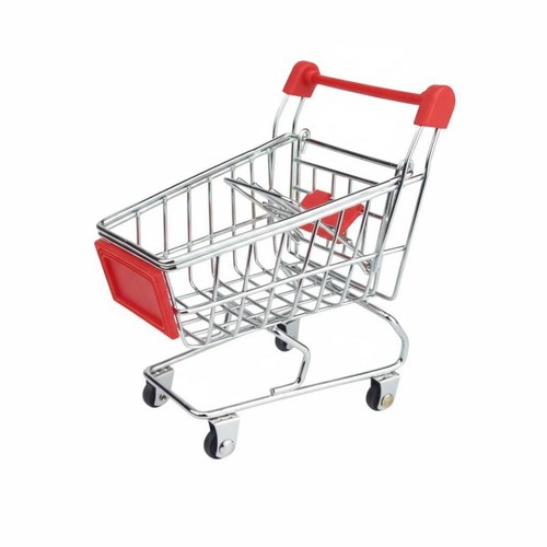 Small metal shopping - small, cart