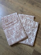 Pair of Vintage Pink Damask