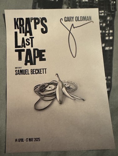 Gary oldman signed krapps last - signed,