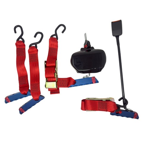 Wheelchair tie down restraint - tie,