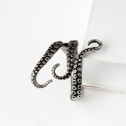 Adjustable octopus kraken ring - adjustable,
